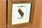 Preview: Yowah Matrix Boulder Opal - 20,01ct - Black Edition in 12x12cm Zebrano wood Frame