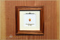 Preview: African Welo Opal Cabochon - 1,69ct - Black Edition in 12x12cm Gonzalo Alvez wooden frame