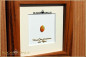 Preview: African Welo Opal Cabochon - 1,69ct - Black Edition in 12x12cm Gonzalo Alvez wooden frame
