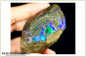 Preview: Dreamlike, huge colourful Welo raw opal crystal - 337ct