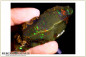 Preview: Dark Base Welo crystal rough - 114ct