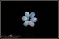 Preview: 6 pieces colorful Coober Pedy full opal cabochon pears - calibrated - 1,55ct