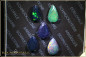 Preview: 5 pcs. lot Welo Opal smoked and faceted pear cut - 7,45ct