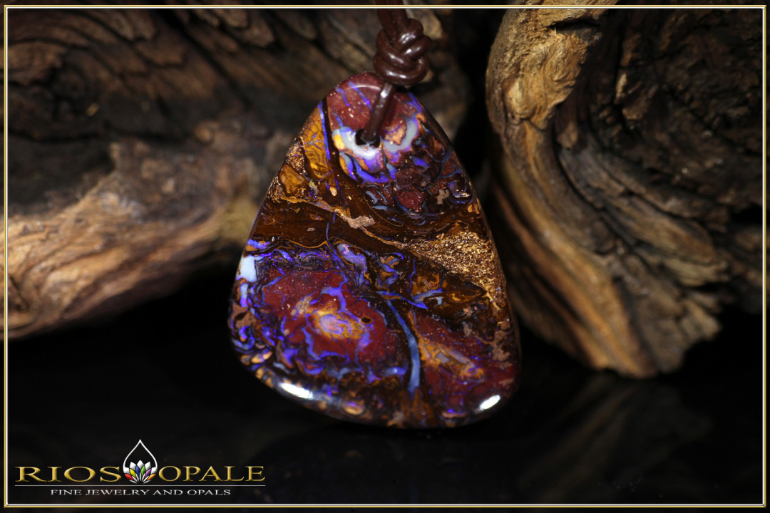 Yowah Boulder Opal Anhänger - 45,42ct