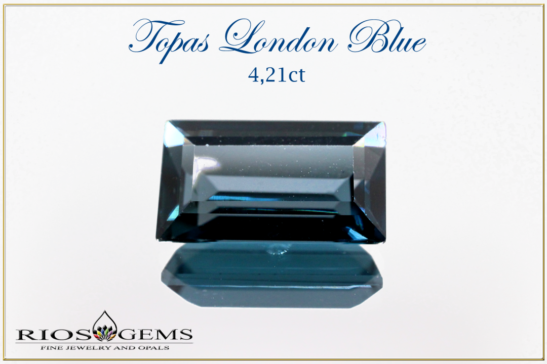 Topaz London Blue - VVS2 - 4,21ct