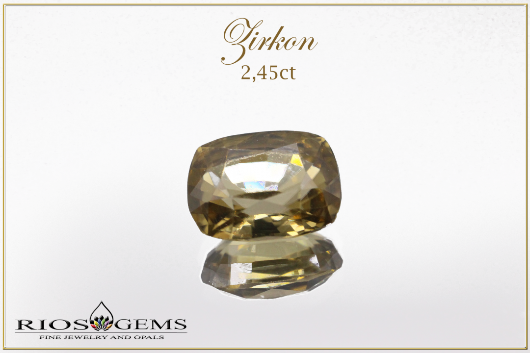 Brauner Zirkon - VS2 - 2,45ct