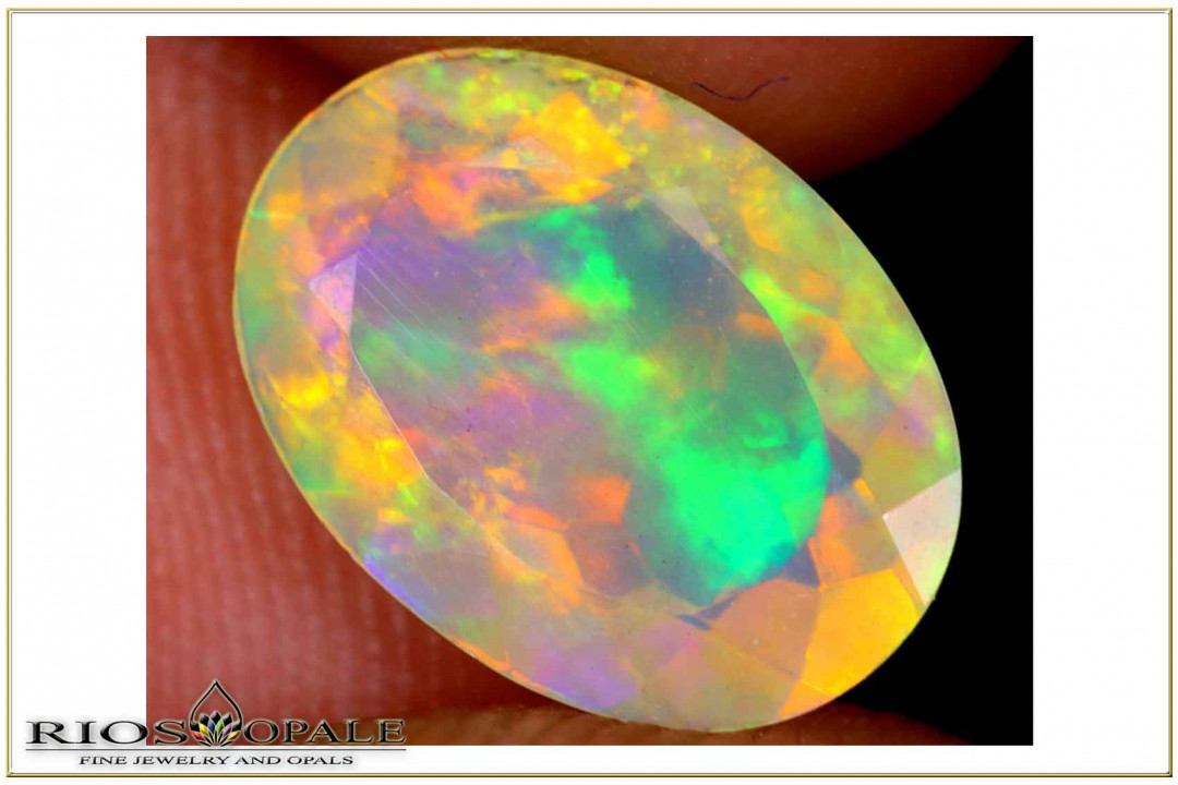 Welo Opal faceted oval cut - 2,37ct