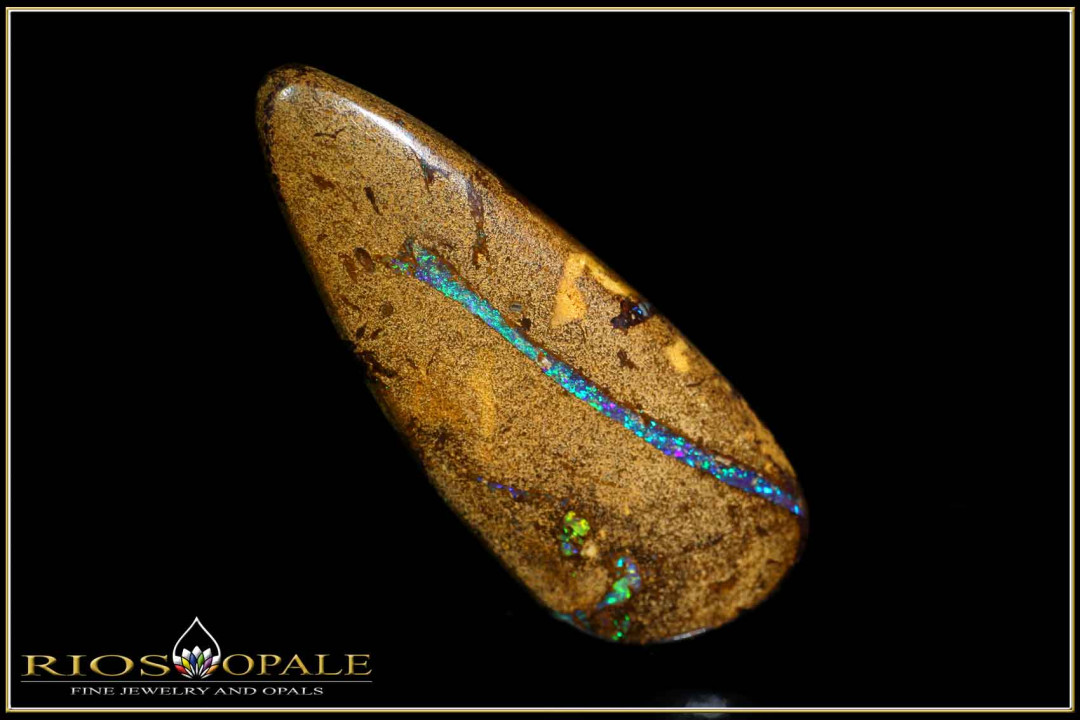 Jundah opalized wood pipe boulder opal 26,30ct