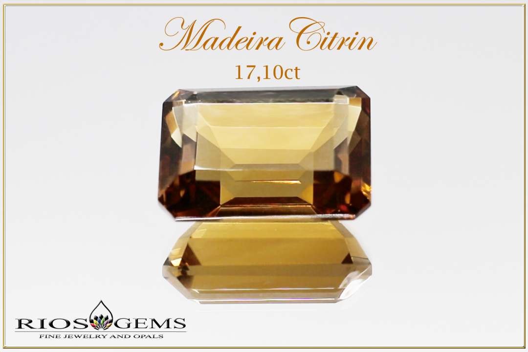 Madeira Citrin - VVS1 - 17,10ct
