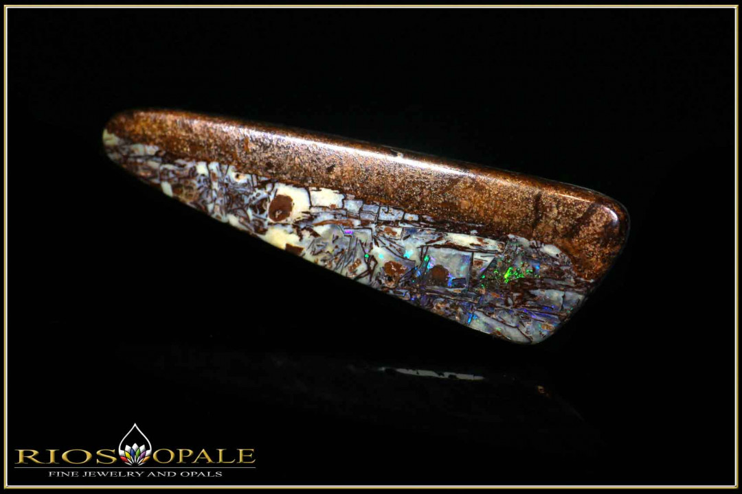 Yowah opalized wood boulder opal - 23,70ct