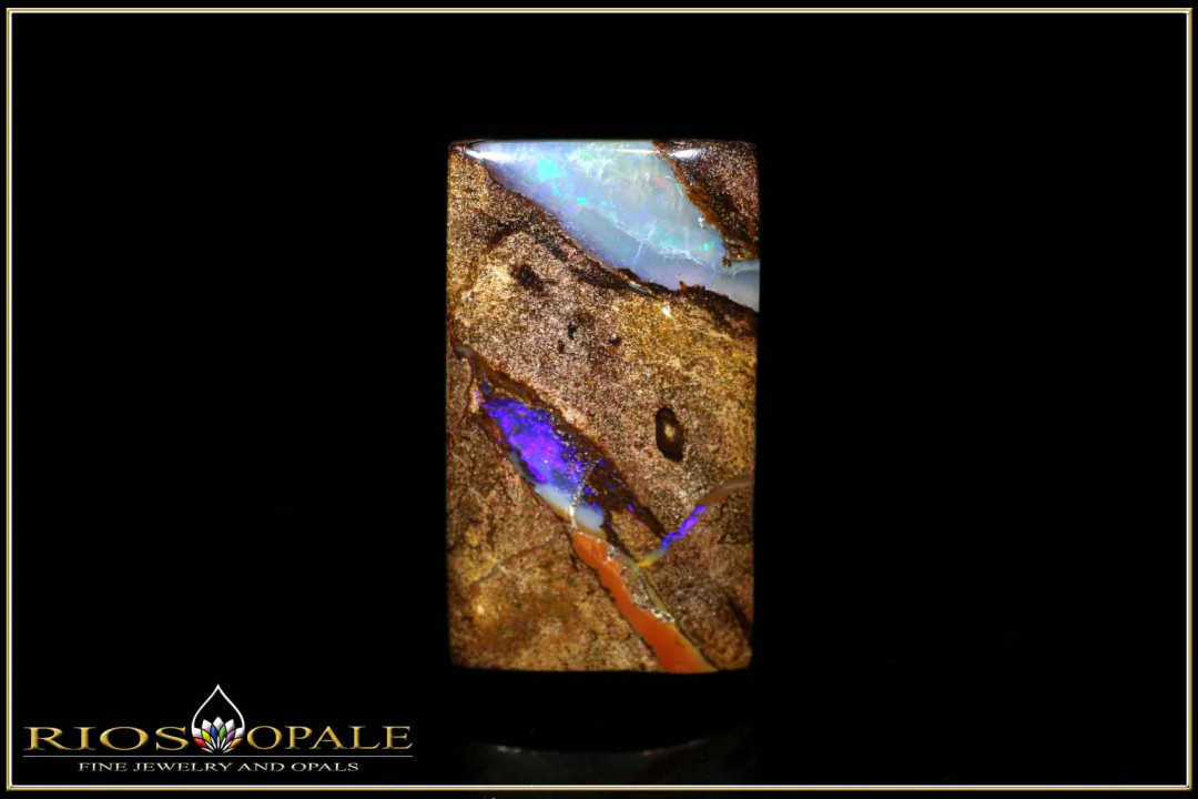 Jundah opalisiertes Holz Pipe Boulder Opal - 28,50ct