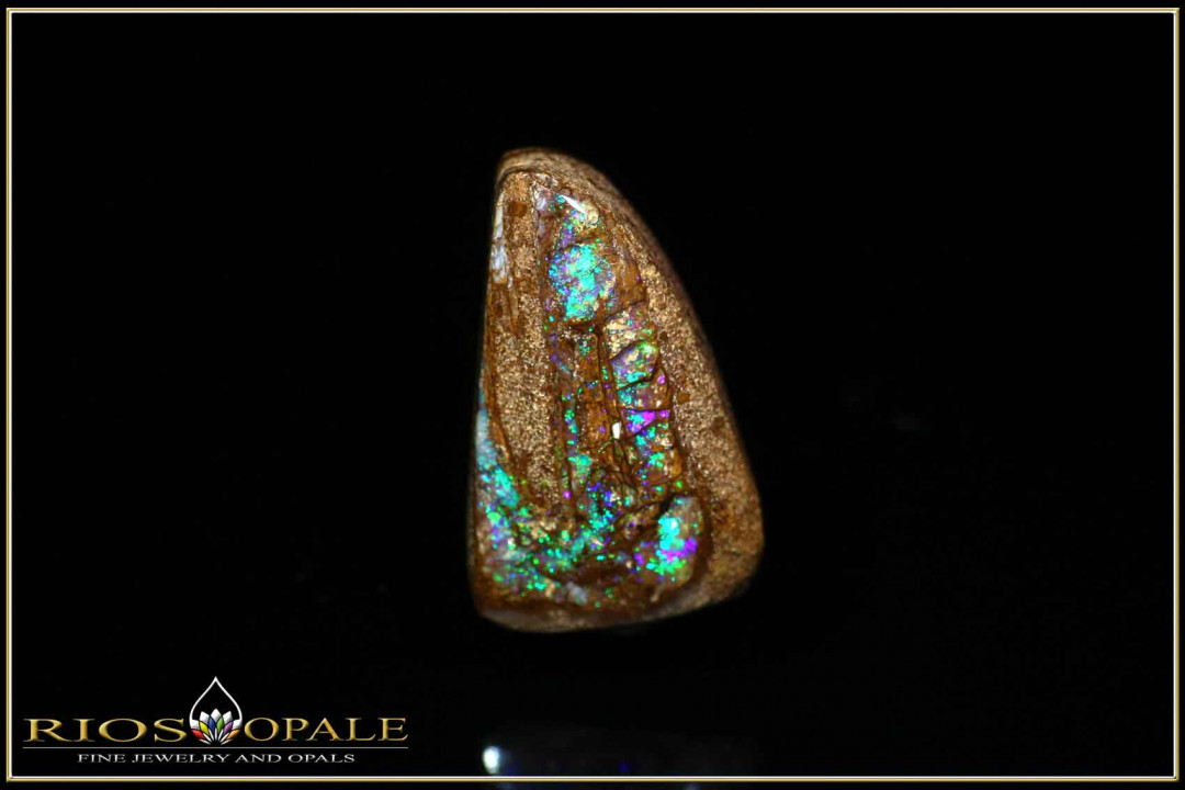 Colorful Winton opalized wood boulder opal - 12,65ct