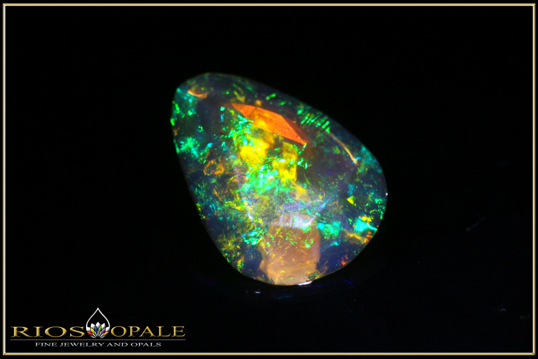 Welo Opal smoked and faceted in "Rose Cut" - 5,29ct