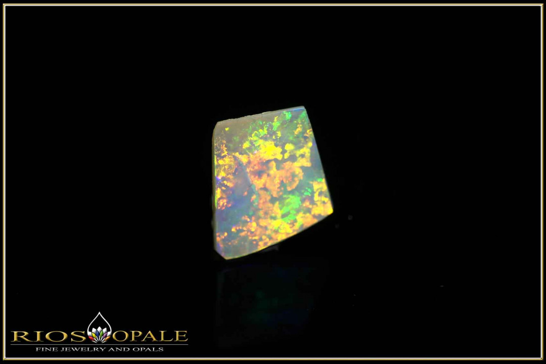 Spectacular bright crystal opal from Lightning Ridge - 1,63ct