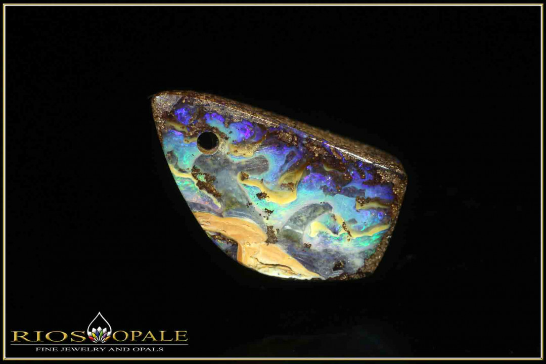 Winton Boulder Opal Pendant Drilled - 28,25ct