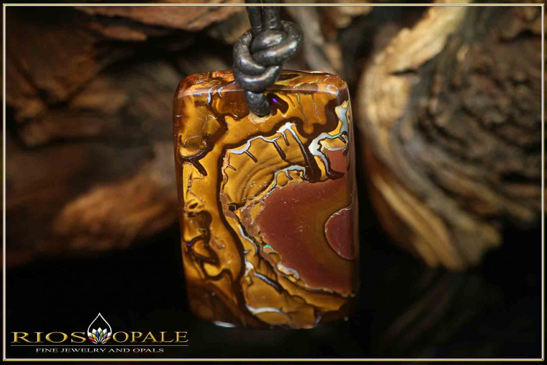 Yowah Boulder Opal Pendant - 102,70ct