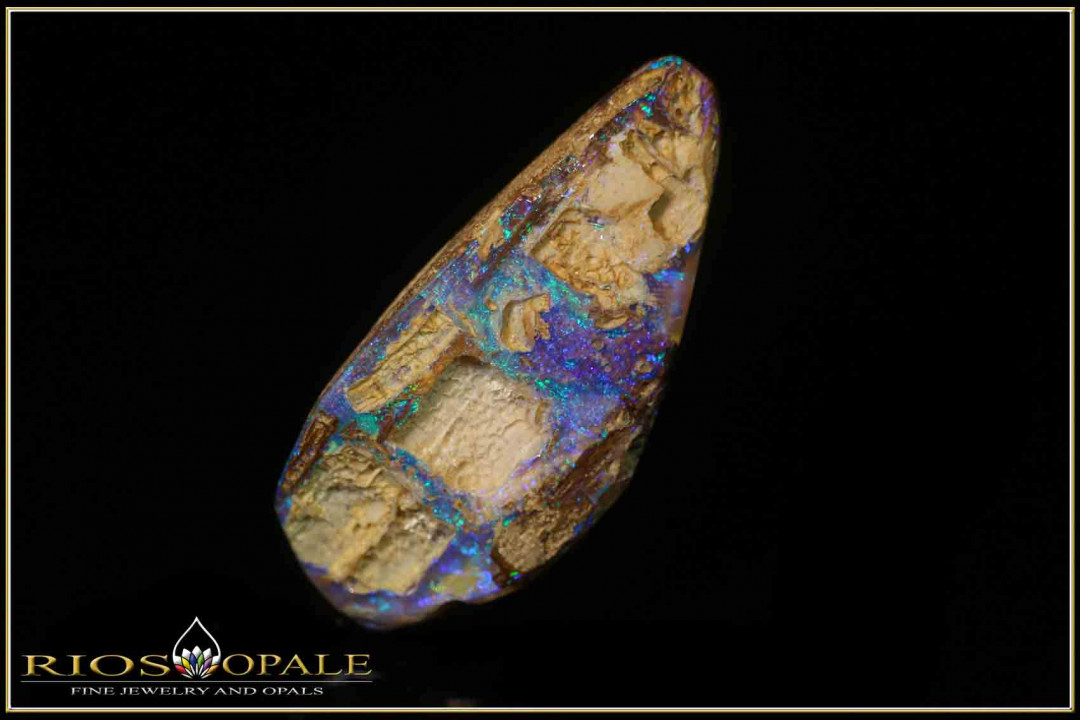 Jundah opalized wood boulder opal - 13,52ct