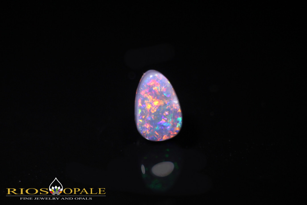 Lightning Ridge Black Opal - Multicolor - N4 Body Tone - Brillanc B4