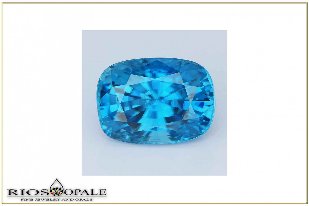 Blauer Zirkon - VS1 - 4,84ct