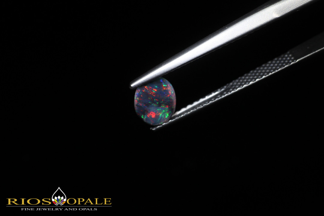 Lightning Ridge Black Opal - Multicolor - N3 Body Tone - Brillanc B6