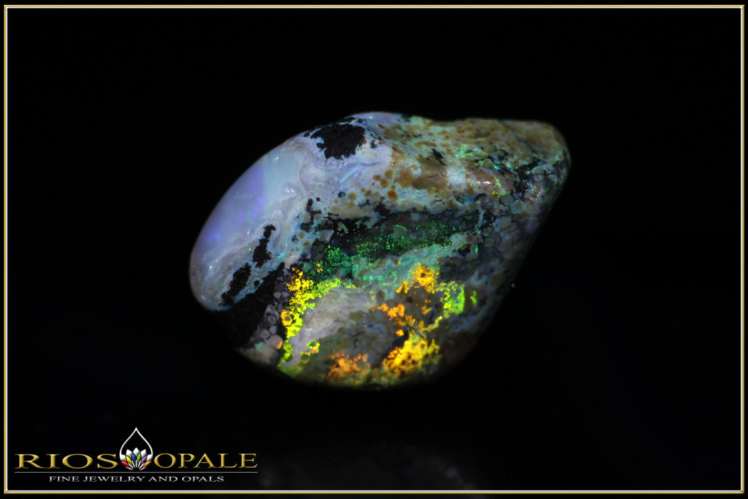 Andamooka Opal Rough "Deep sea fish" - 18,00ct