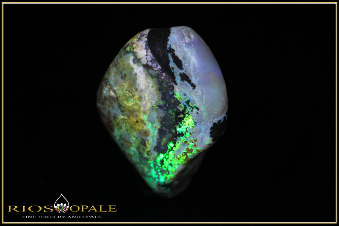 Andamooka Opal Rough "Deep sea fish" - 18,00ct
