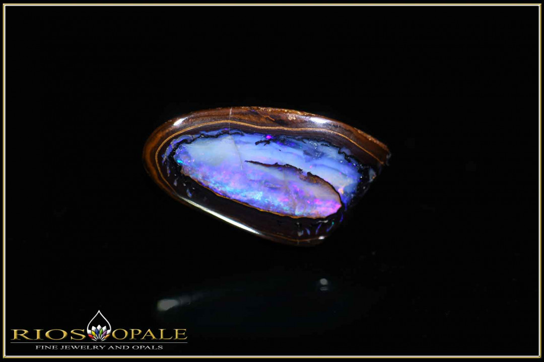 Yowah Boulder Opal nut heart - 21,56ct