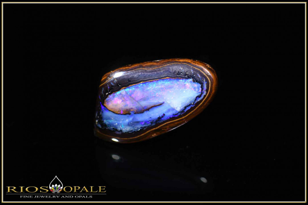 Yowah Boulder Opal nut heart - 21,56ct