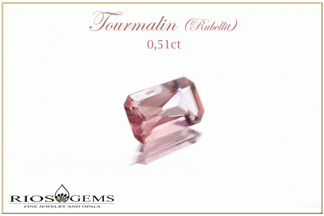Pink Tourmaline - SI1 - 0,51ct