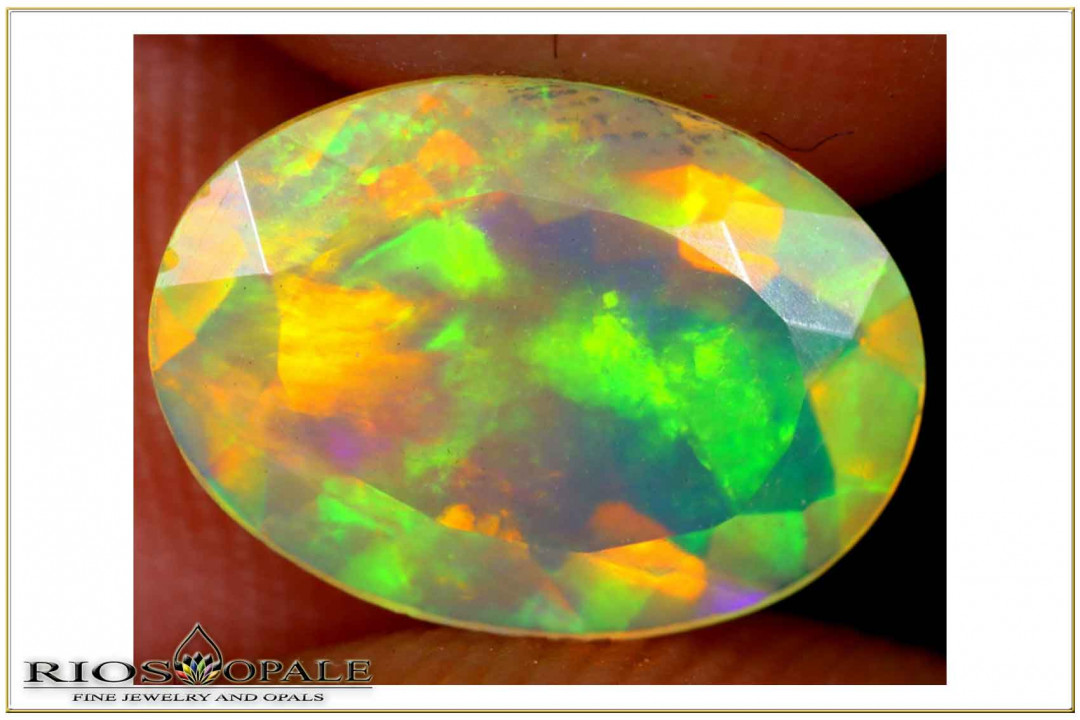 Welo Opal faceted oval cut - 2,37ct