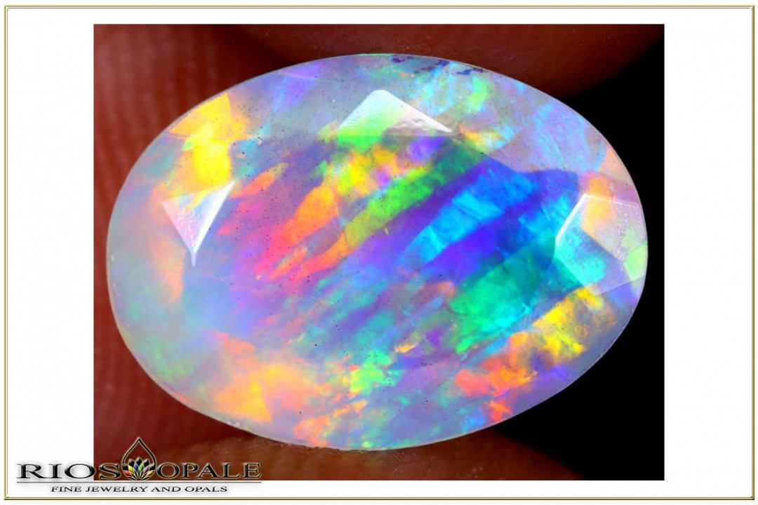 Welo Opal faceted oval cut - 2,55ct