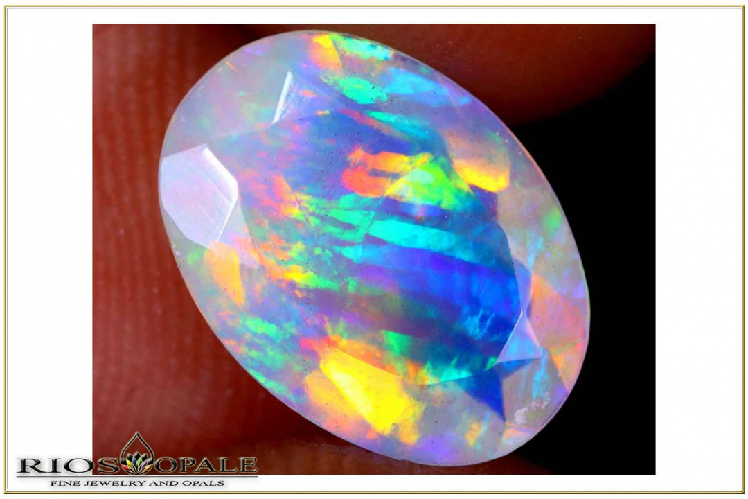 Welo Opal faceted oval cut - 2,55ct