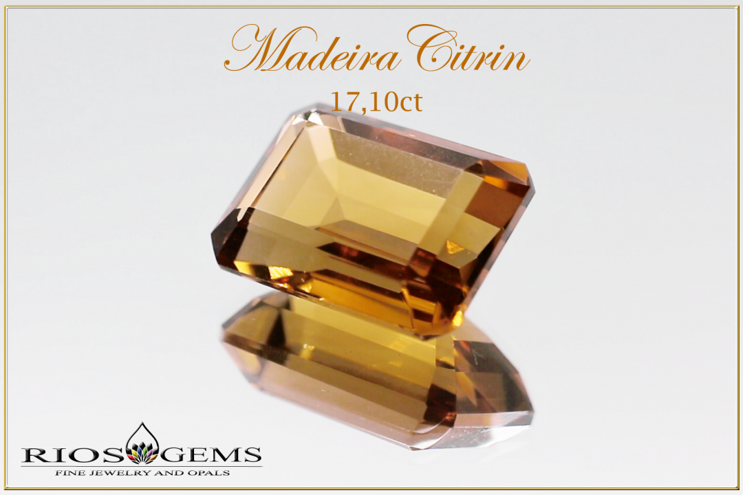Madeira Citrin - VVS1 - 17,10ct