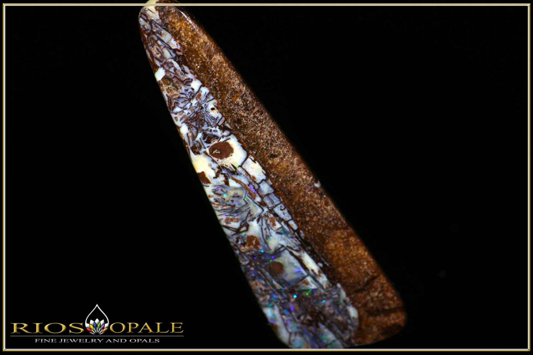 Yowah opalized wood boulder opal - 23,70ct