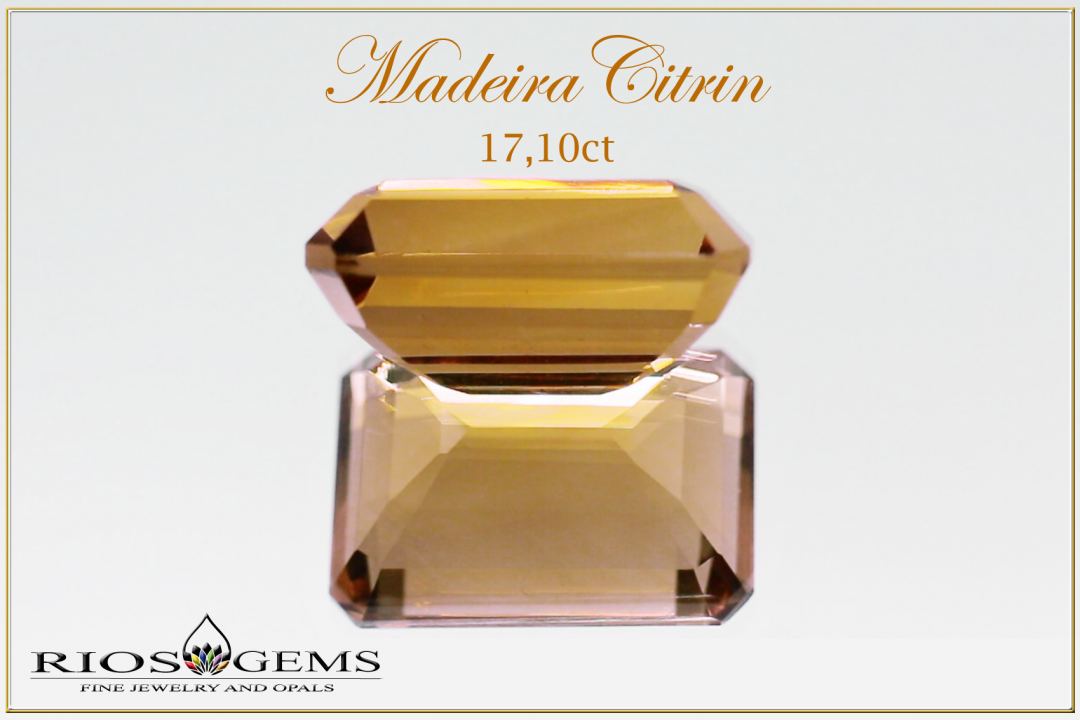 Madeira Citrin - VVS1 - 17,10ct