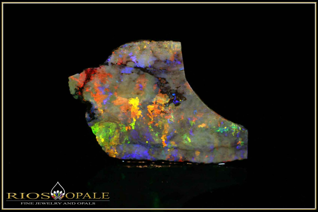 Andamooka rough opal slice - 3,79ct