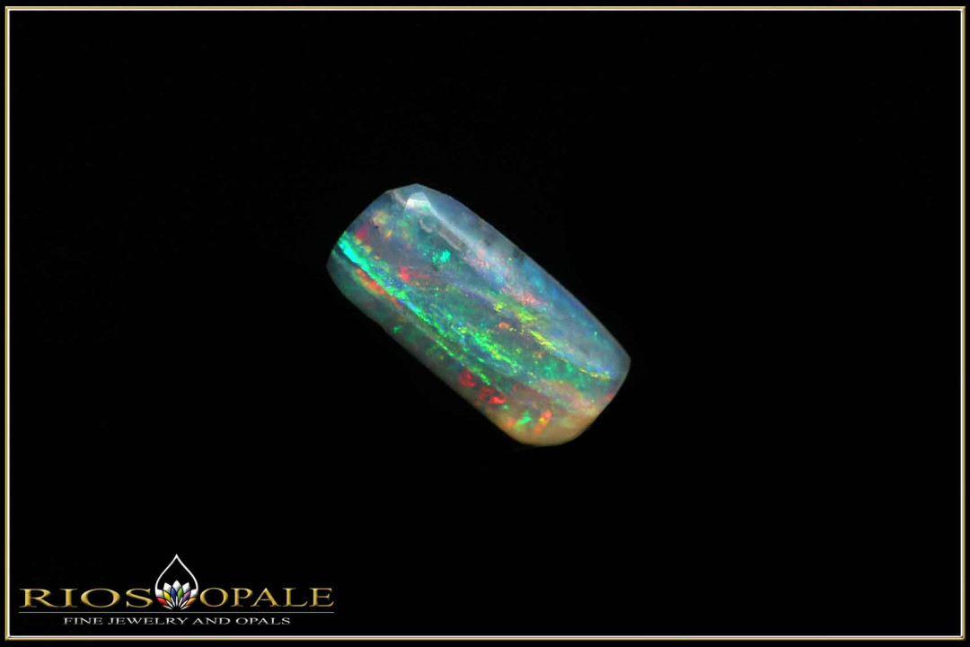 Very rare tiger strand Mintabie crystal opal - 1,47ct