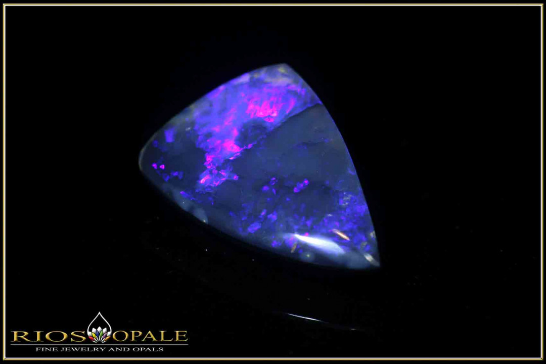 Large Lightning Ridge black opal - 11,73ct