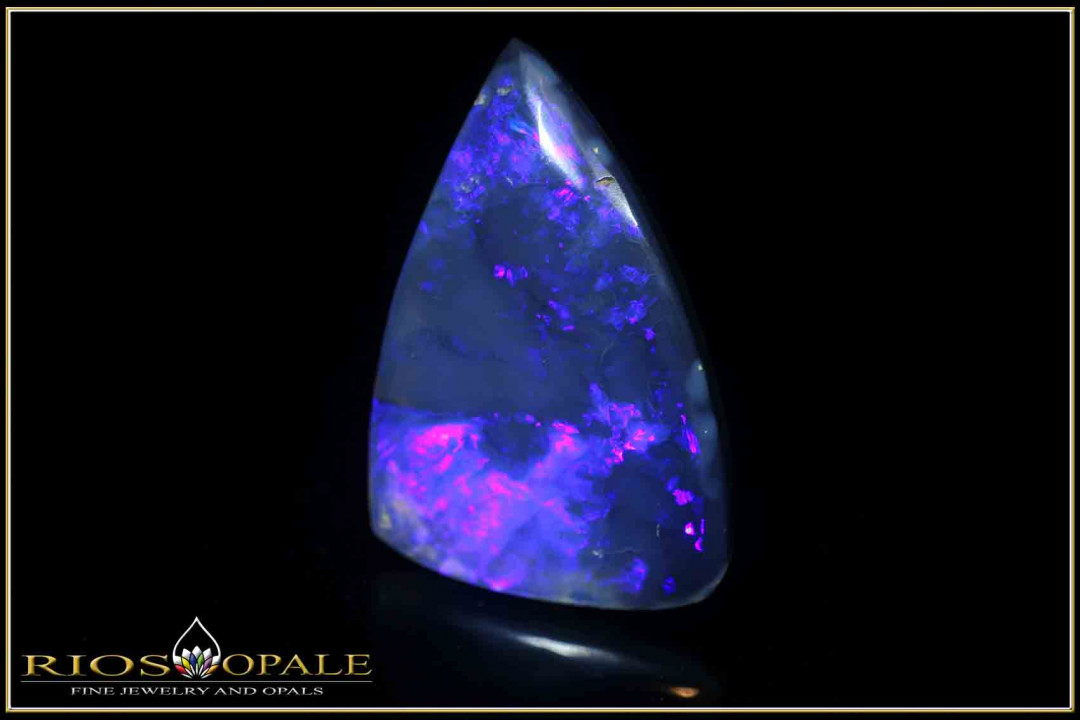 Large Lightning Ridge black opal - 11,73ct