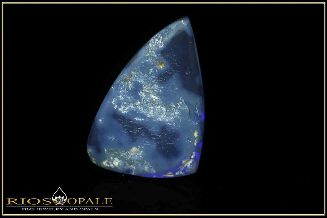 Large Lightning Ridge black opal - 11,73ct