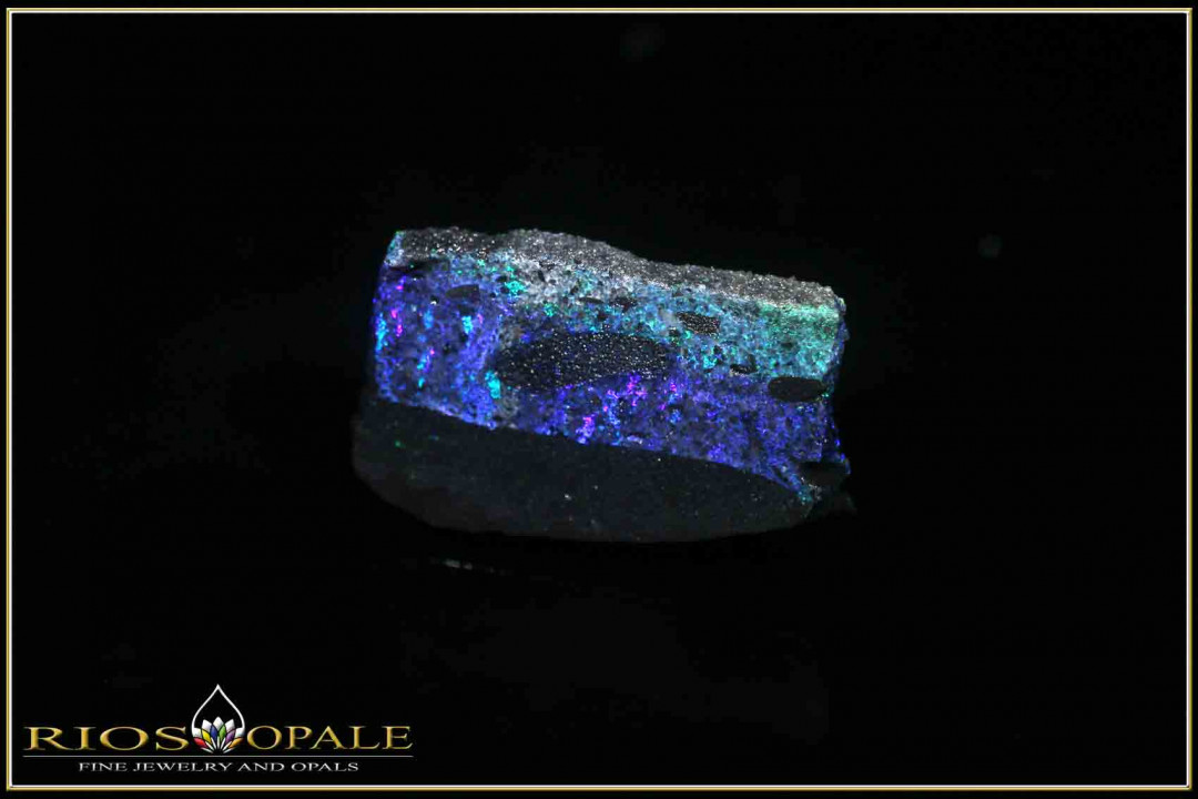 Andamooka rough opal, carbonized - 6,28ct