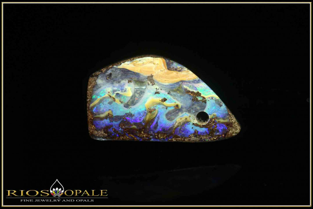 Winton Boulder Opal Pendant Drilled - 28,25ct