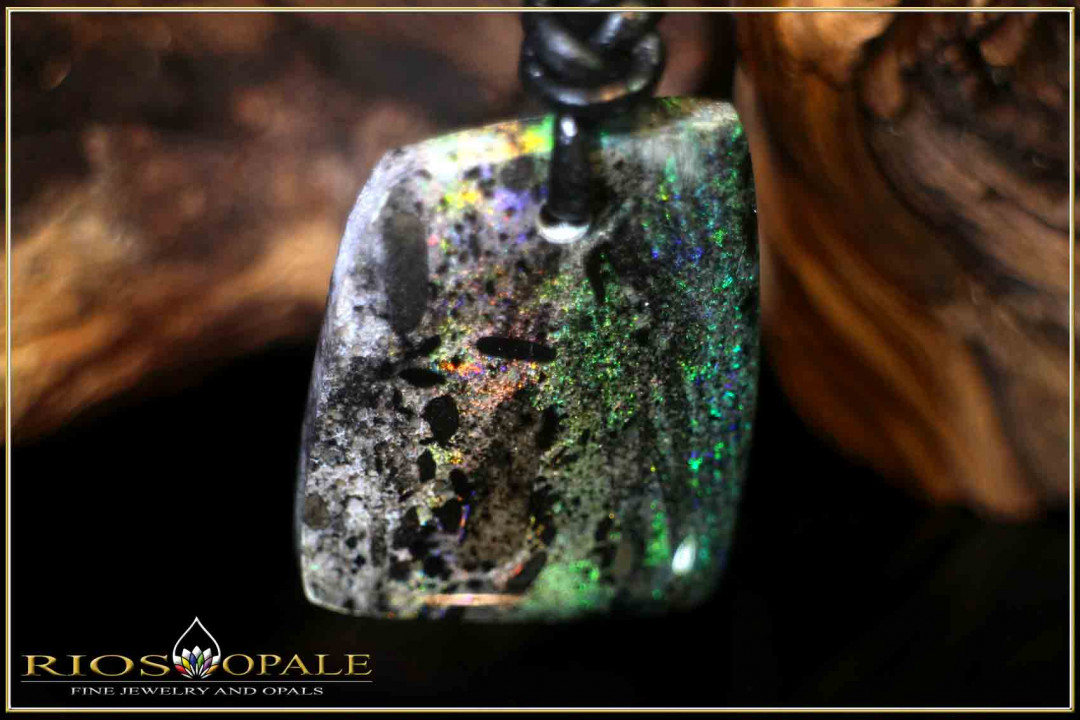 Andamooka opal pendant - 19,47ct