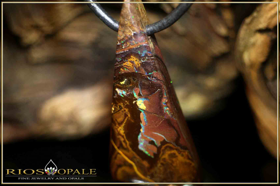 Yowah Boulder Opal Pendant - 57,38ct