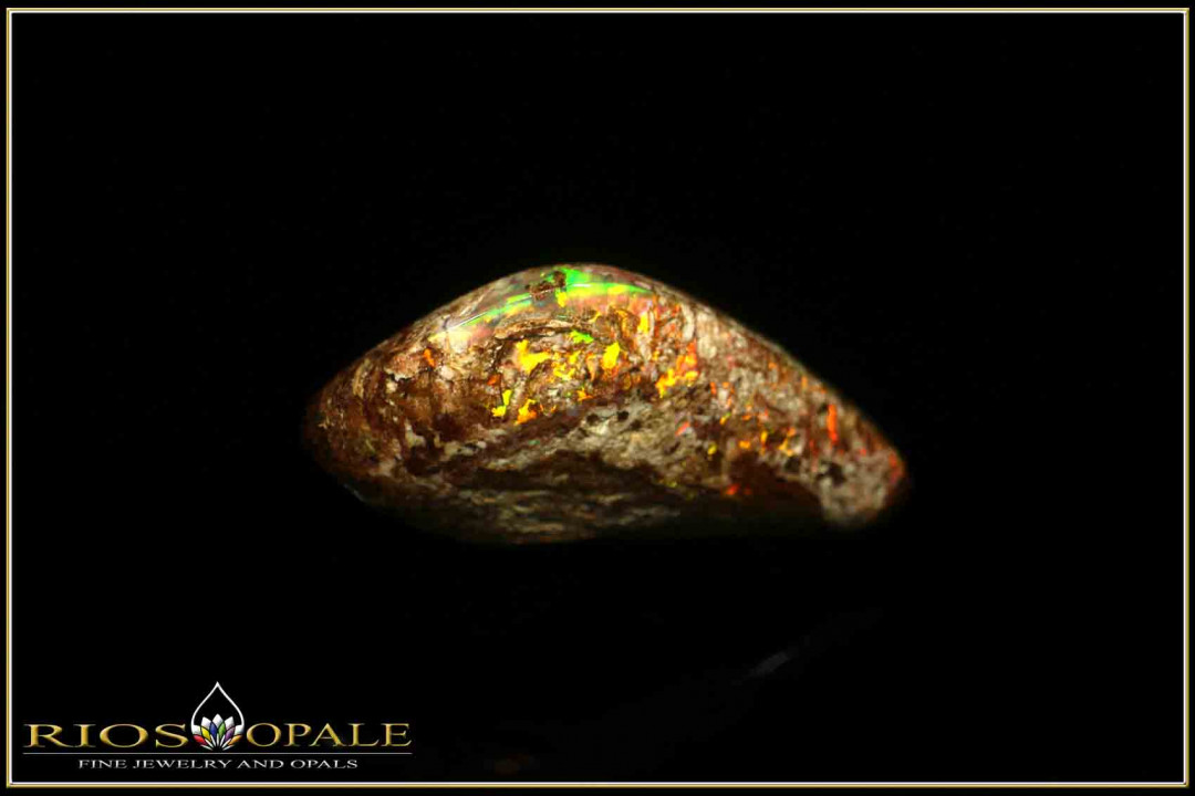 Jundah opalized wood boulder opal - 6,65ct
