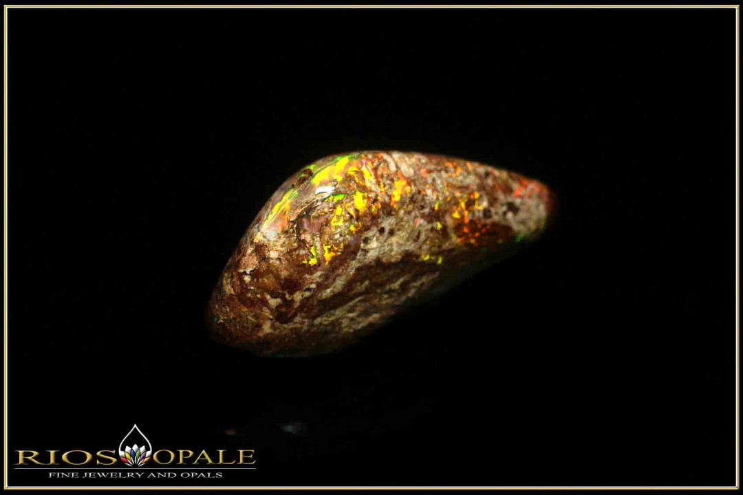 Jundah opalized wood boulder opal - 6,65ct